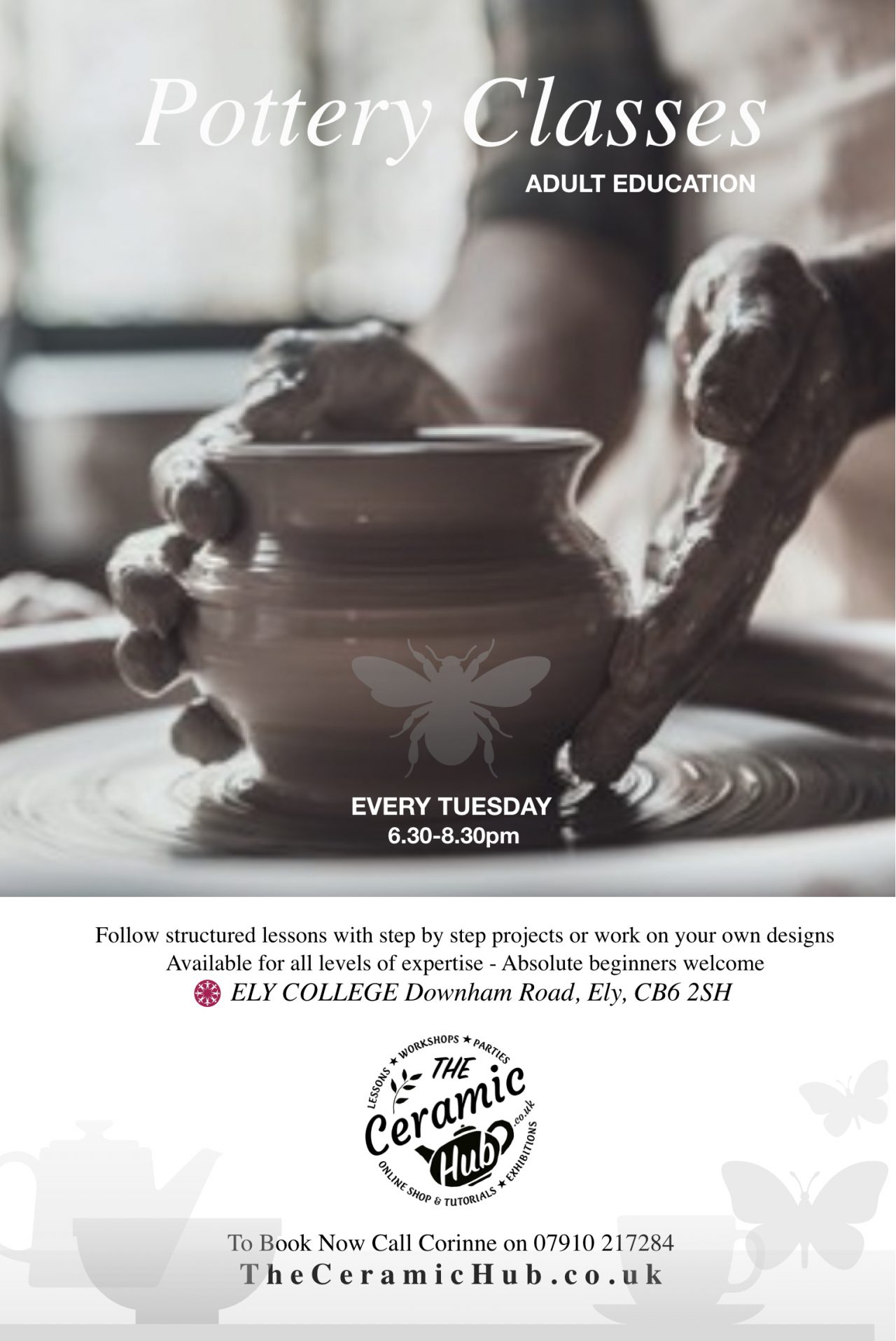 Tuesday Pottery Classes in Ely. Time to book! - The Ceramic Hub